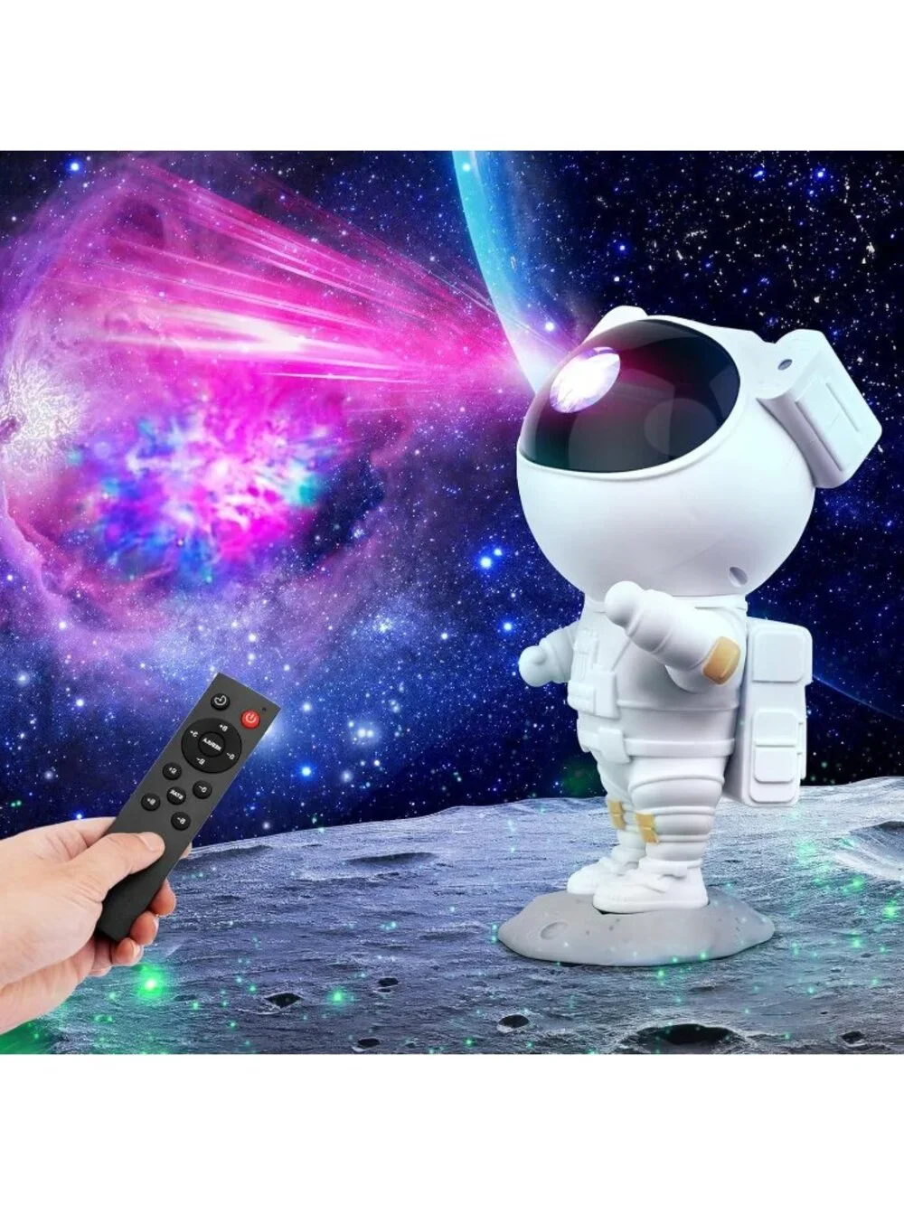 Astronaut Galaxy Projector Night Light Stars Projector for Ceiling Timer Remote